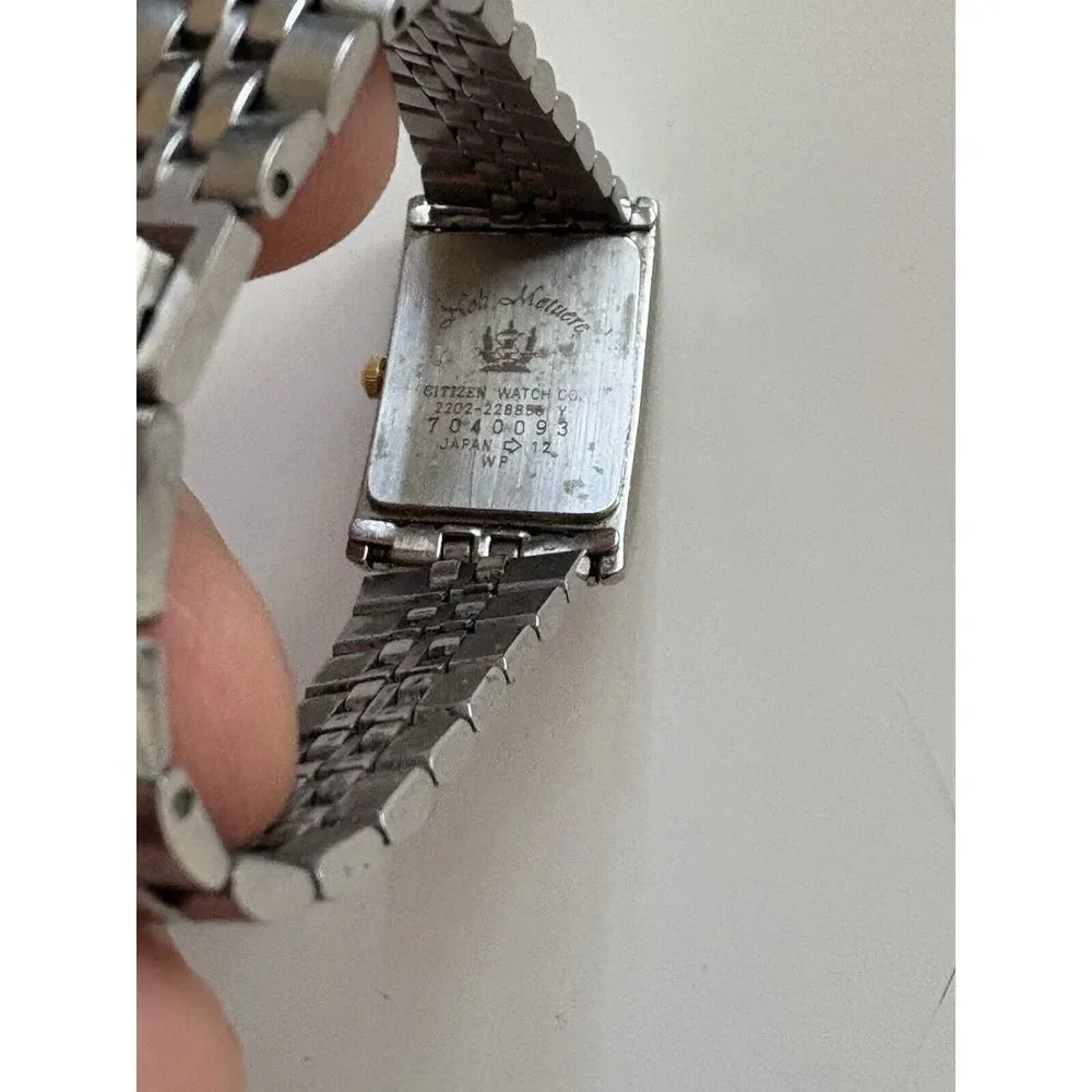 Citizen Club‎ La Mer  Silver Mechanical Watch Women's Rectangular